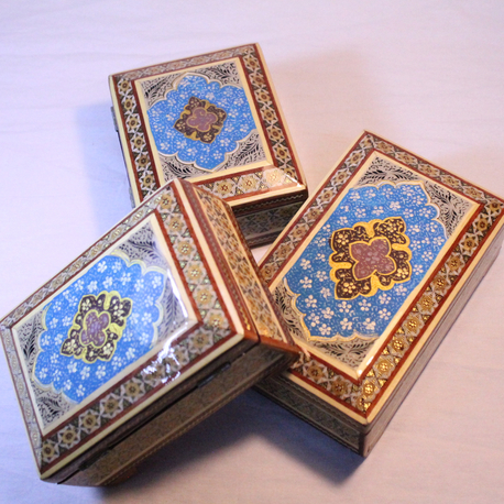El Yapımı Hatem İşlemeli Kutu Seti